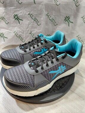NEW KURU Women Quantum Athletic Comfort Orthopedic Sneaker Blue Black W11.5 WIDE